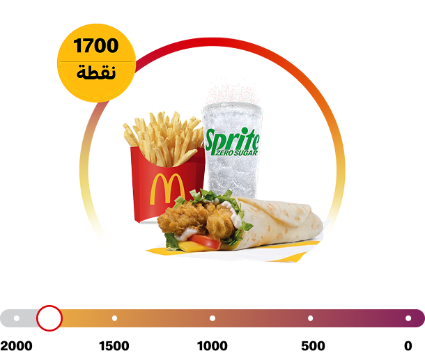 أي وجبة ماك راب مجاناً