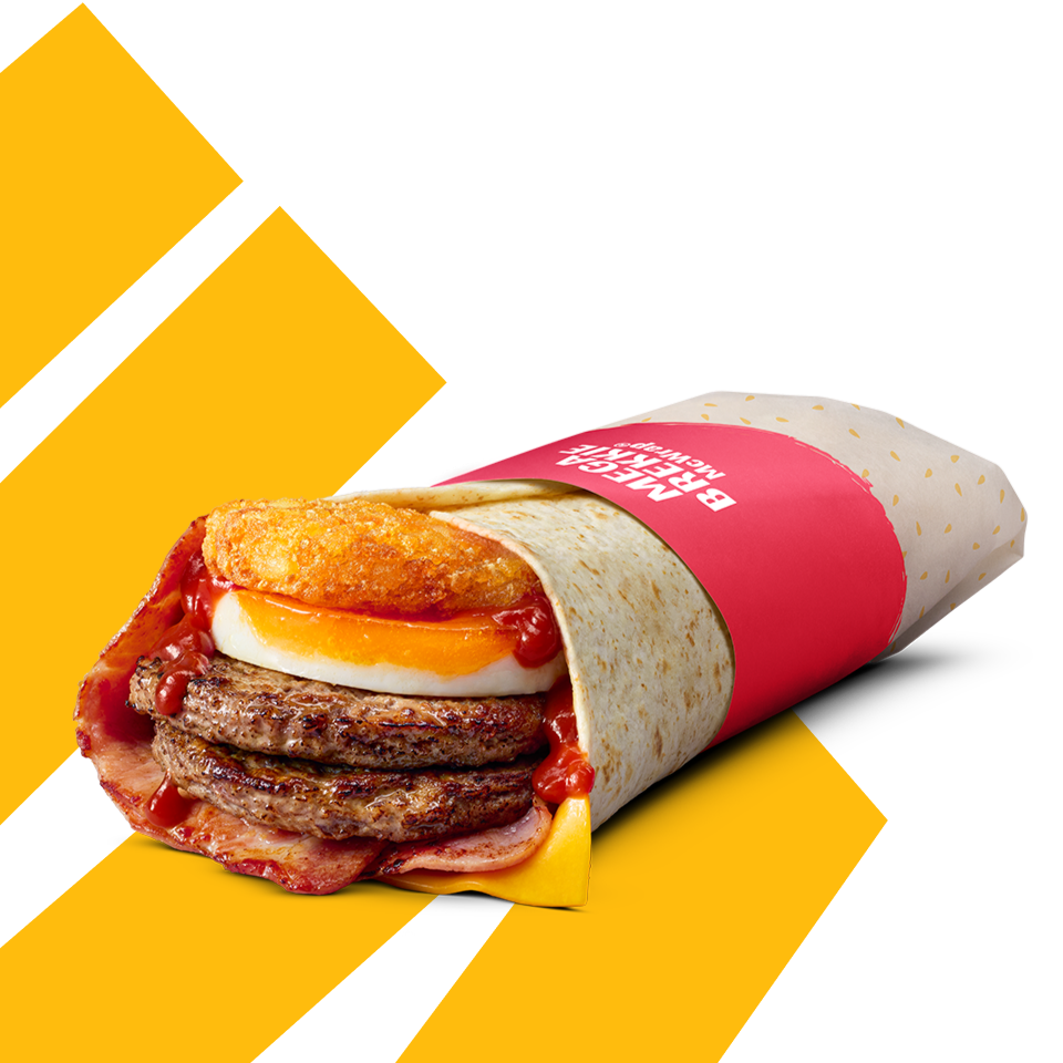 New Mega Brekkie McWrap
