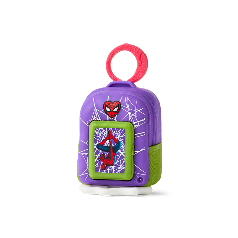 PURPLE & GREEN SPIDER-MAN BACKPACK