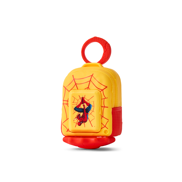 YELLOW & RED SPIDER WEB BACKPACK